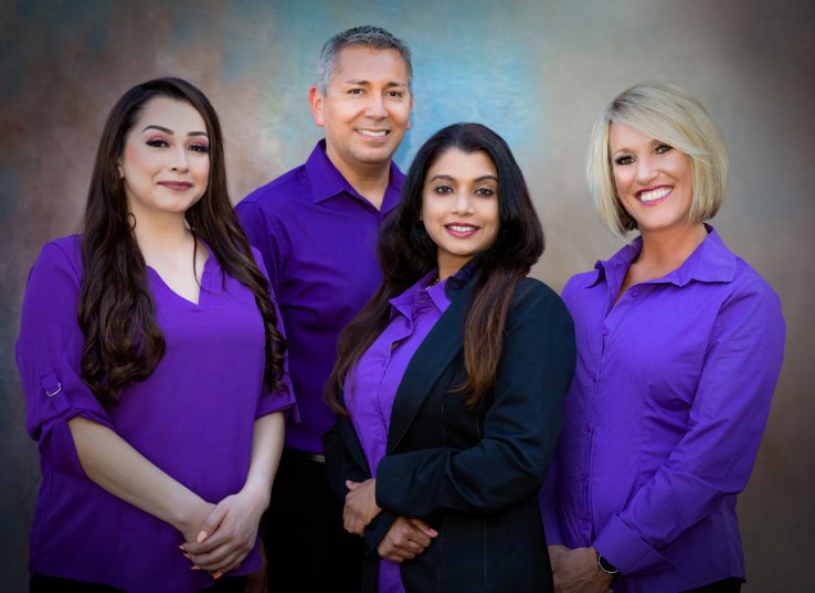 smiling Our Amazing Dental Team